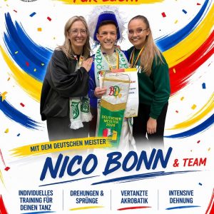 05.07. - Workshop mit dem Trainer- und Tänzerteam der KG Wendene-Seempött e.V. - Zeitslot